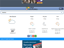 Tablet Screenshot of havadurumux.net